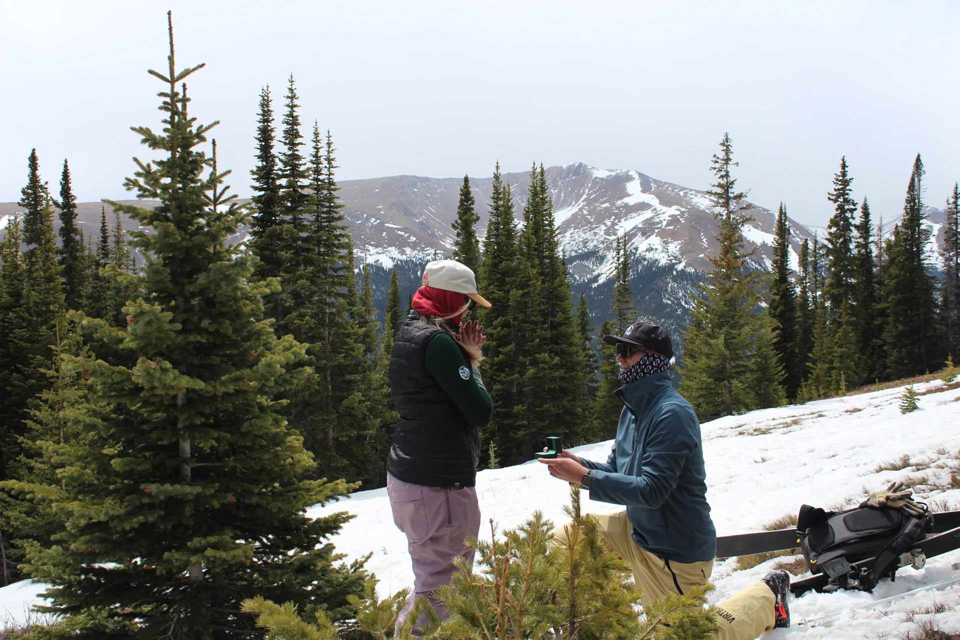 Jordan and Daelynn in the Colorado Rockies